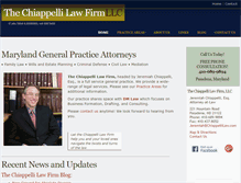 Tablet Screenshot of chiappellilaw.com